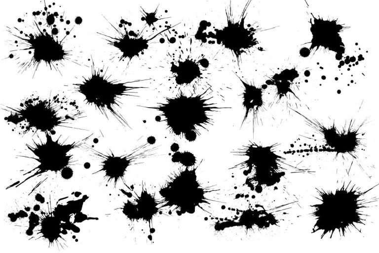 18 Paint Splatters (PNG Transparent) | OnlyGFX.com