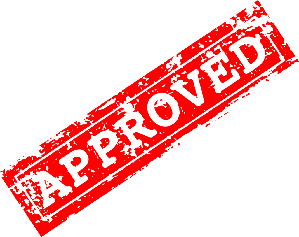 5 Red Green Approved Stamp (PNG Transparent) | OnlyGFX.com