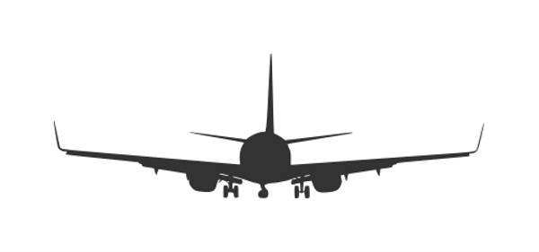 airplane clipart front view - photo #18