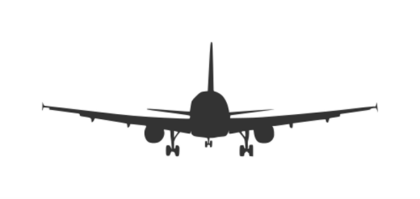 airplane clipart front view - photo #20