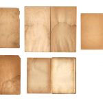 5 Old Book Empty Pages Textures (JPG) Vol. 2