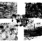 5 Grunge Overlay Textures (PNG Transparent)