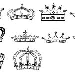 10 Black Crown (PNG Transparent)