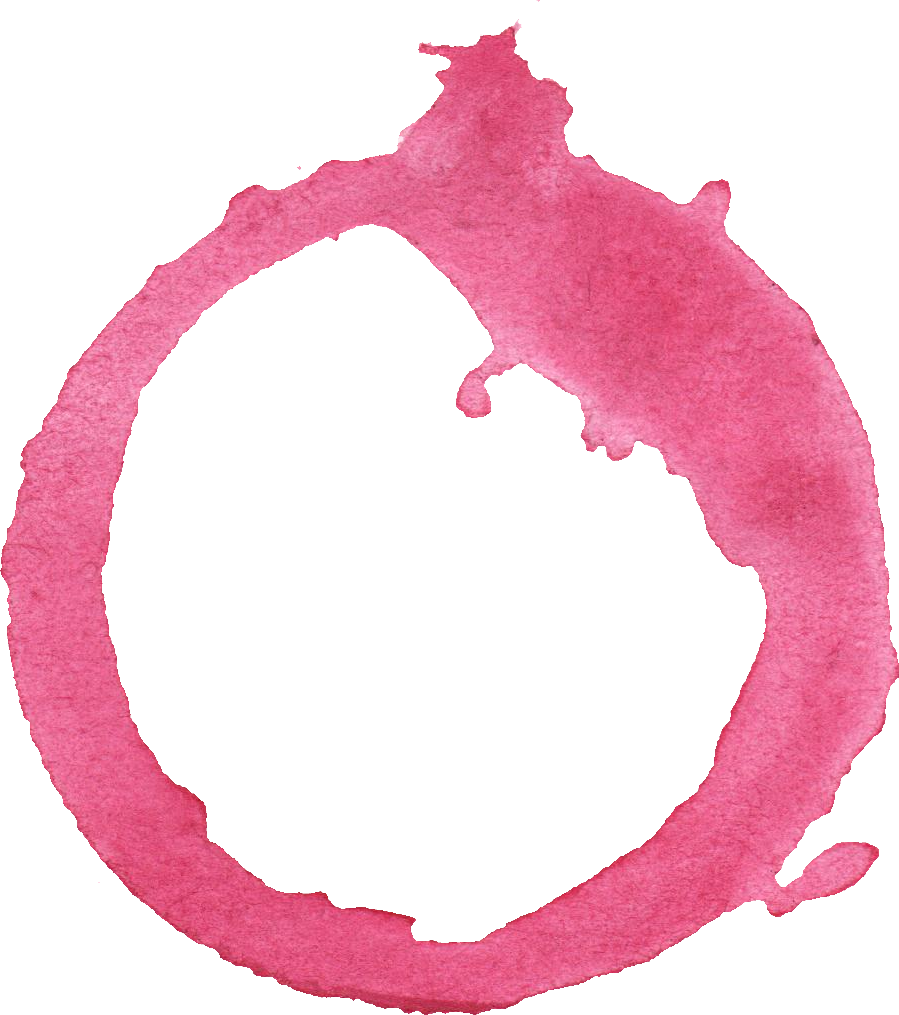 10 Watercolor Pink Circle (PNG Transparent) 