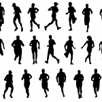 20 Man Running Silhouette (PNG Transparent)