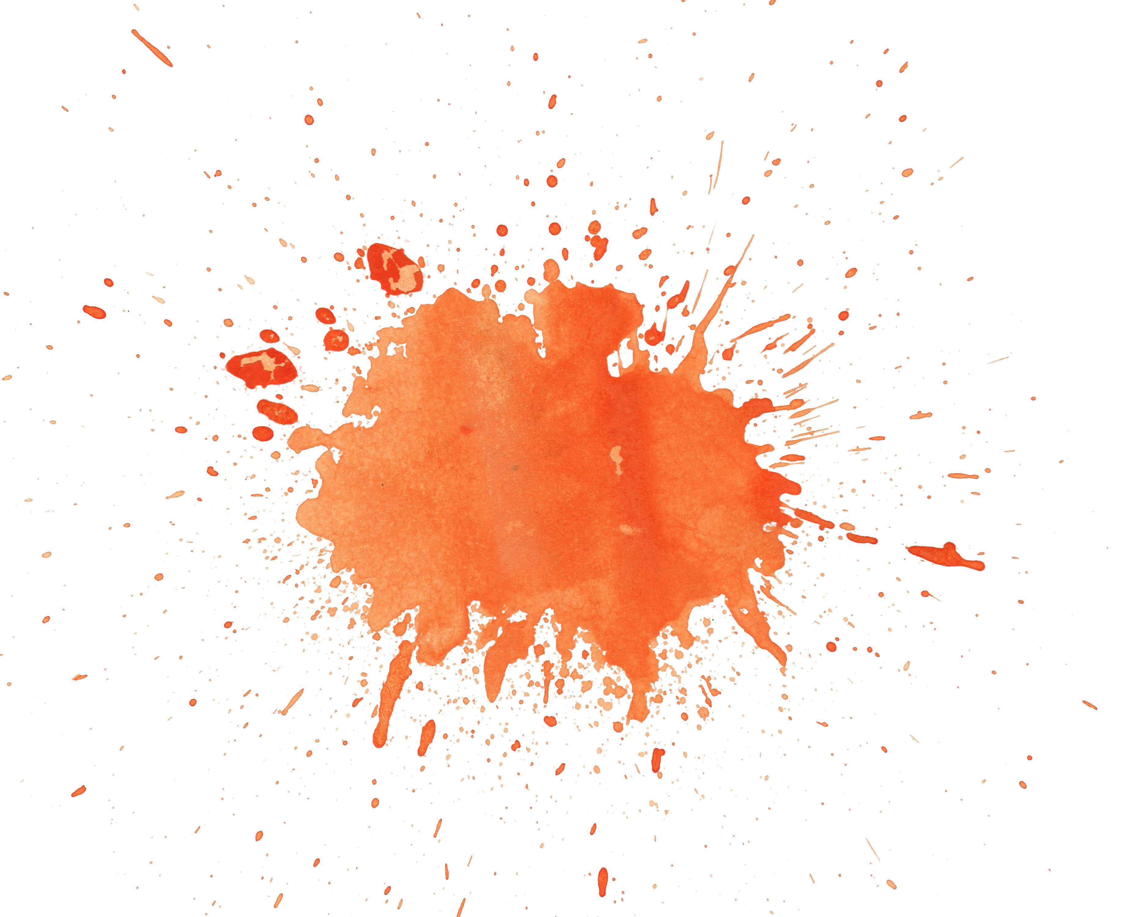 Orange Splatter.