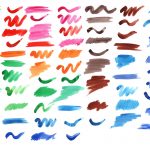 70 Watercolor Brush Stroke (PNG Transparent)