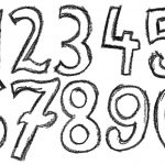 Crayon Number (PNG Transparent)