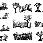 10 Nature Background Silhouette (PNG Transparent)