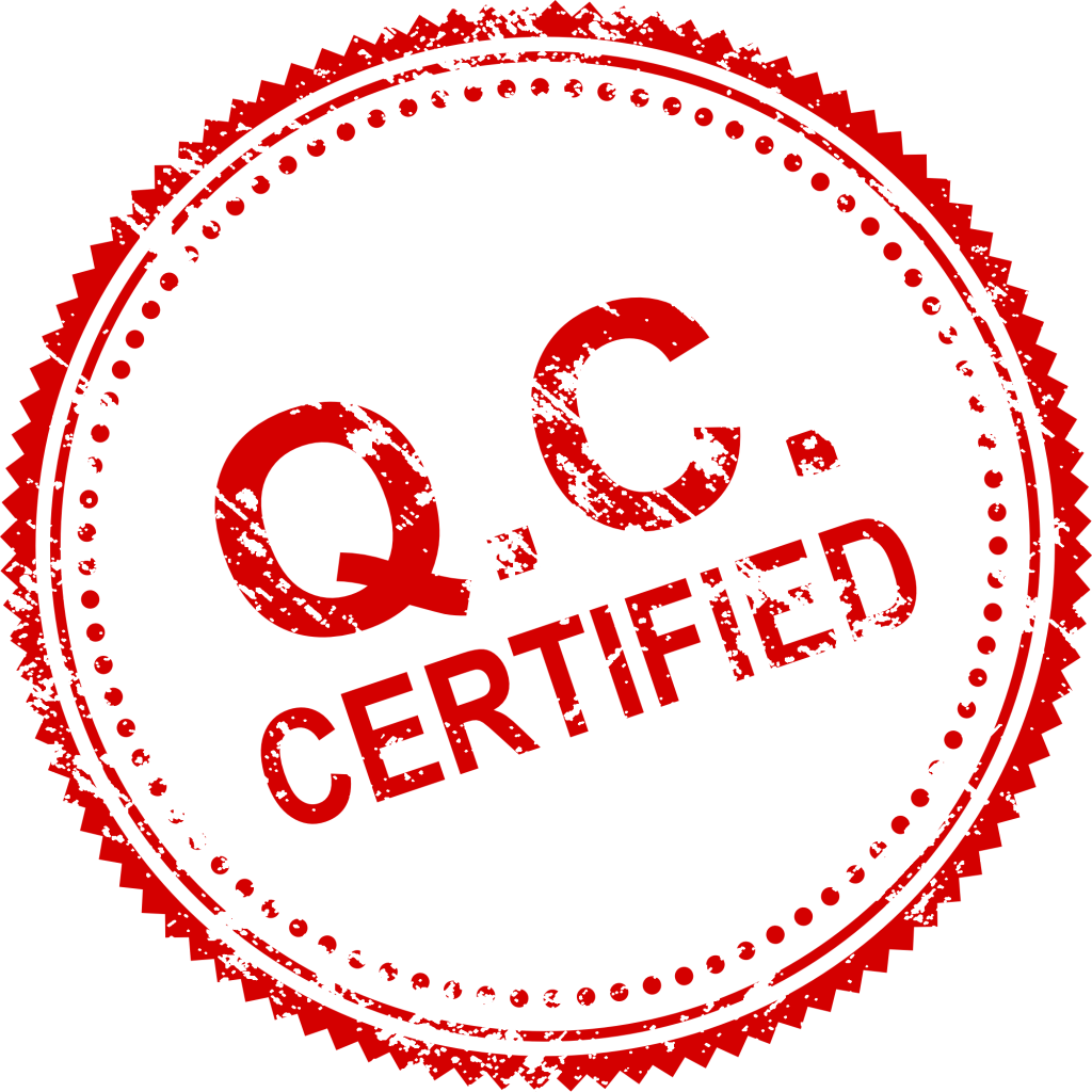 4 Quality Control Certified Stamp Vector (PNG Transparent, SVG