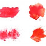 4 Red Watercolor Background (JPG)