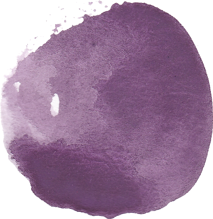 6 Purple Watercolor Circle Png Transparent