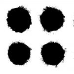 8 Grunge Circle Dot (PNG Transparent) Vol.2