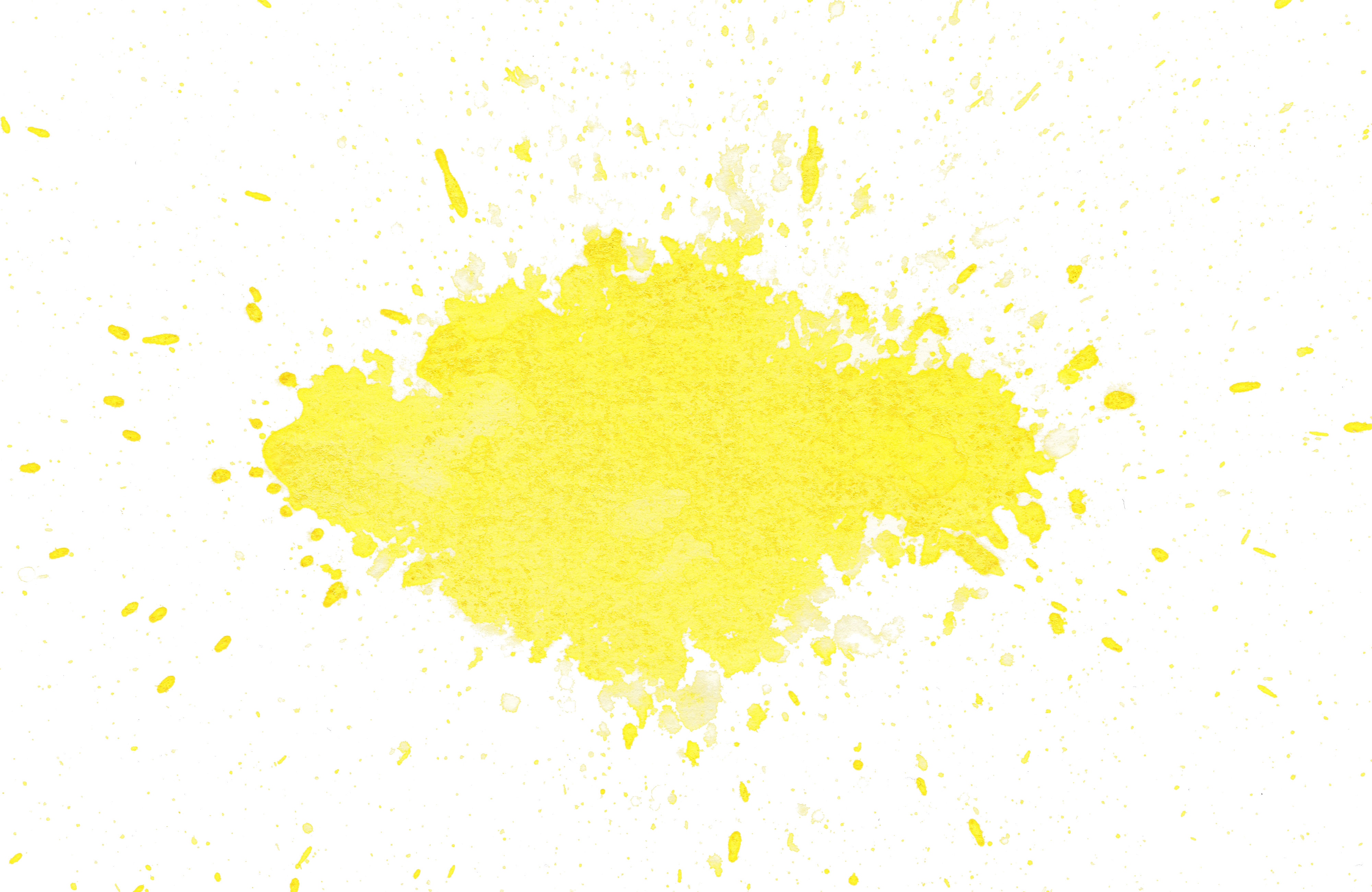 8 Yellow Watercolor Splatter Background (JPG) 