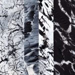 7 Black And White Cracked Paint Texture (JPG)