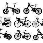 8 Bicycle Silhouette (PNG Transparent)