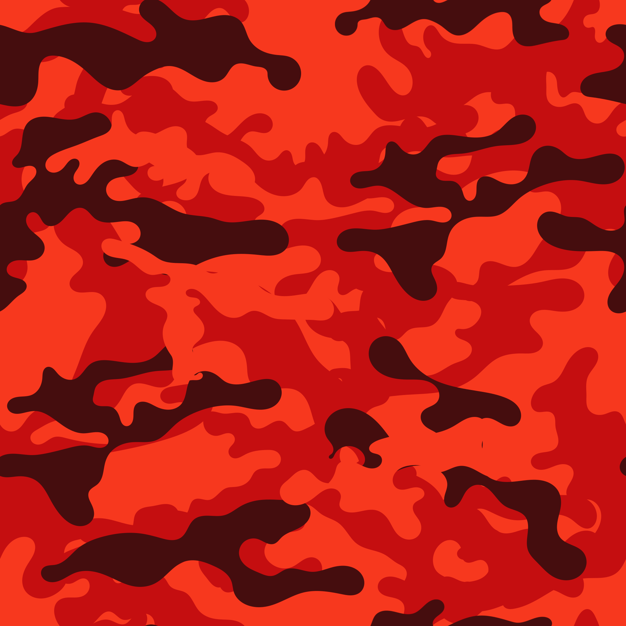 Red Camouflage Pattern