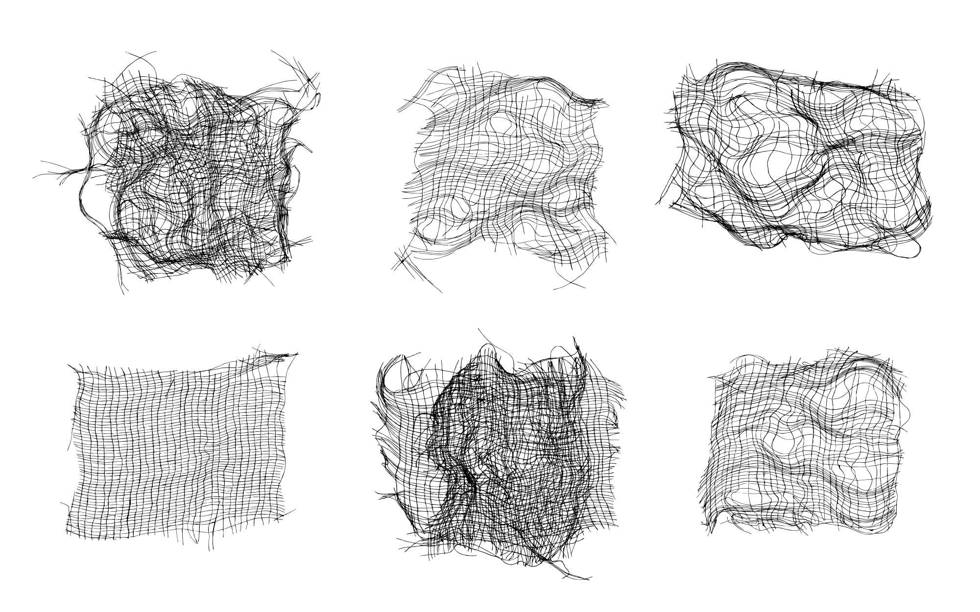 6 Gauze Square Background (PNG Transparent)