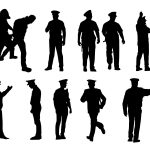 Police Officer Silhouette (PNG Transparent)