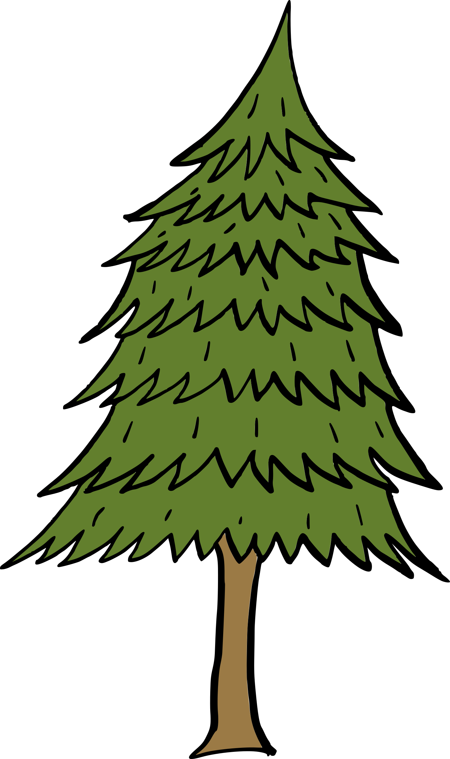Cartoon Tree Vector (EPS, SVG, PNG Transparent) 