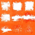 Orange White Grunge Background (JPG)