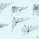 Spider Web Corner (PNG Transparent)