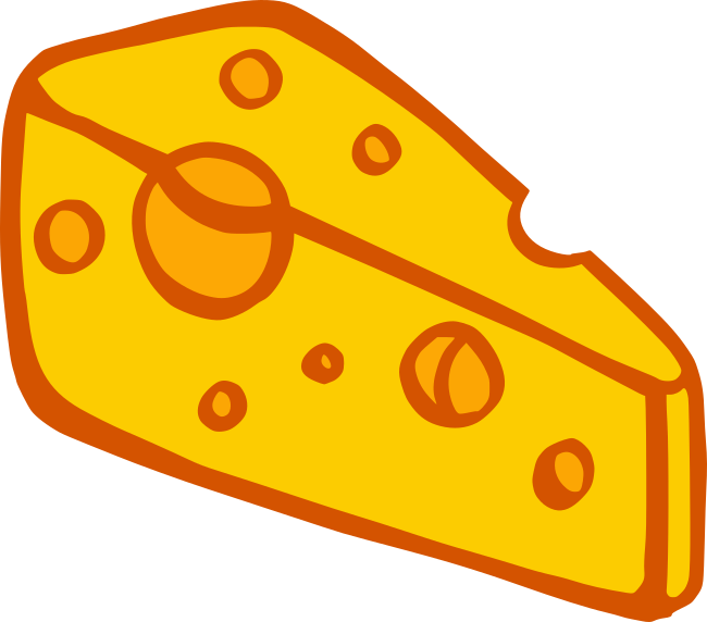 Cartoon Cheese (PNG Transparent) 