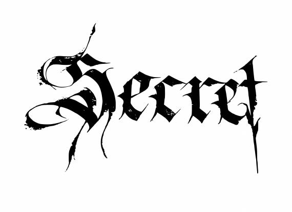 Grunge Calligraphy Secret Word PNG Transparent SVG Vector