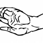 Hand Reaching Out Drawing PNG Transparent SVG Vector