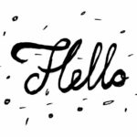Hello Inscription Greeting Card Calligraphy PNG Transparent SVG Vector