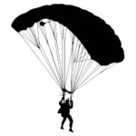 Military Paratrooper Parachute Silhouette PNG Transparent SVG Vector
