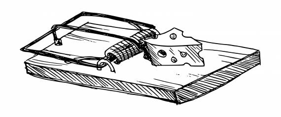 Mousetrap Drawing PNG Transparent SVG Vector