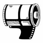 Camera Film Roll Tattoo PNG Transparent SVG Vector