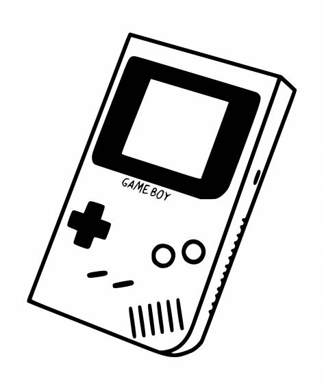 Gameboy PNG Transparent SVG Vector