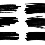 Grunge Marker Stroke Banner (PNG Transparent)