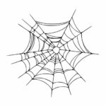 Spider Web Tattoo PNG Transparent SVG Vector