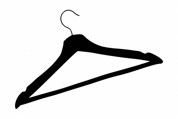 Clothes Hanger Silhouette PNG Transparent SVG Vector
