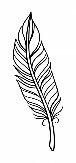 Feather Small Tattoo PNG Transparent SVG Vector