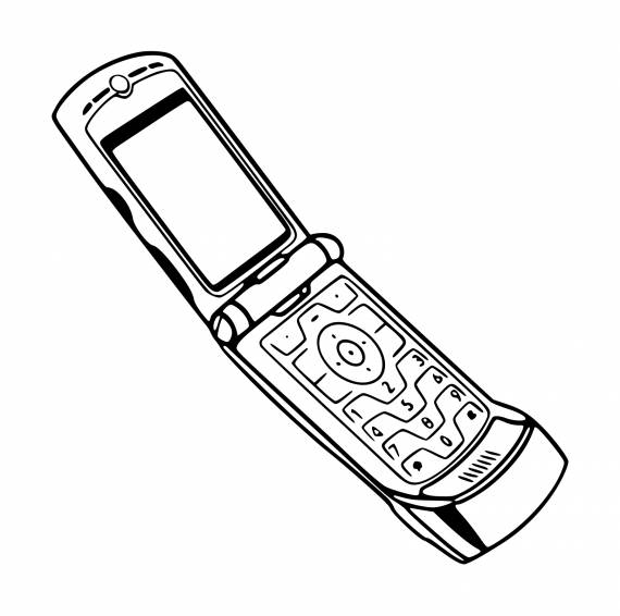 Mototola Mobile Phone PNG Transparent SVG Vector