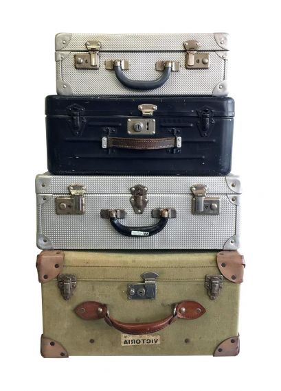Stack Of Suitcases PNG Transparent