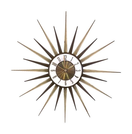 Starburst Clock PNG Transparent