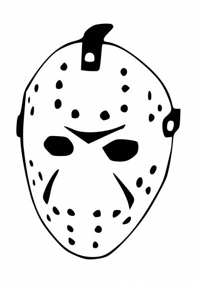 Jason Voorhees Mask PNG Transparent SVG Vector