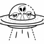 UFO Aliens PNG Transparent SVG Vector