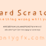 Hard Scratch Font (TTF)