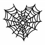 Spider Web Heart Tattoo PNG Transparent SVG Vector