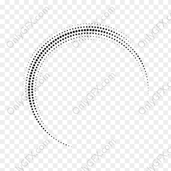 Circle Halftone (PNG Transparent)