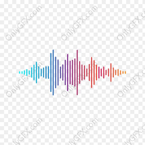 Colorful Sound Wave Equalizer (PNG Transparent)