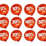 Discount Red Sale Sticker (PNG Transparent)