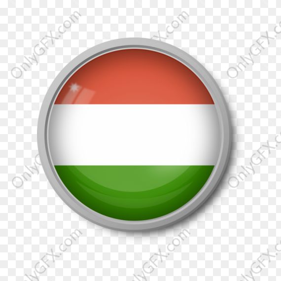 Flag Of Eu Countries Round 3d Button (PNG Transparent)