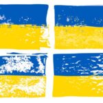 Grunge Flag Ukraine (PNG Transparent)